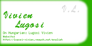 vivien lugosi business card